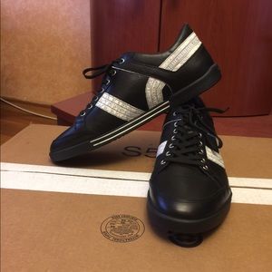 Sport style leather shoes/snickers